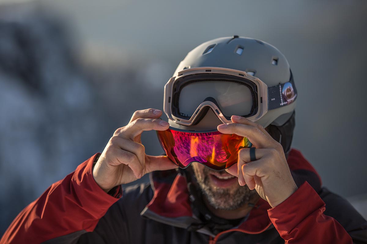 Ski goggle (Anon interchange system)